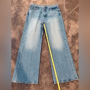 LOFT Light Blue wide leg Jeans